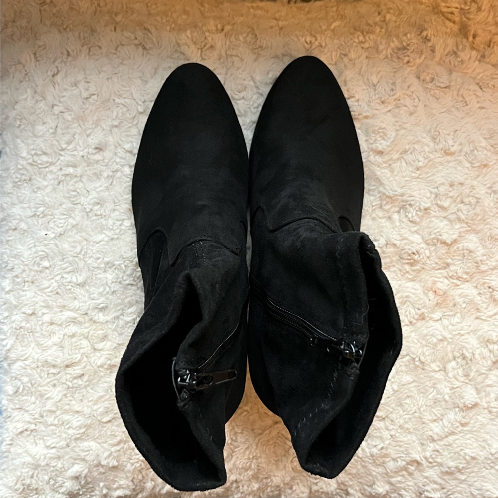 Madden Girl Black Booties - Picture 11 of 14